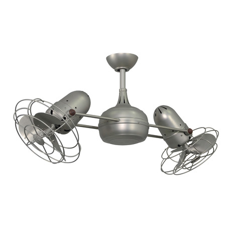 Dagny Metal // Dual Rotational Ceiling Fan (Brushed Nickel)