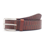 Remo Tulliani // Rodrigo Leather Belt // Tan (Size: 34" Waist)