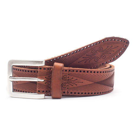 Wallace Leather Belt // Tan (34" Waist)