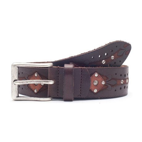 Cristobal Leather Belt // Tan (34" Waist)