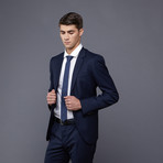 Just Cavalli Suit // Indigo Pinstripe (Euro: 48)