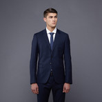 Just Cavalli Suit // Indigo Pinstripe (Euro: 48)