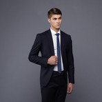 Just Cavalli Suit // Midnight Herringbone (Euro: 48)