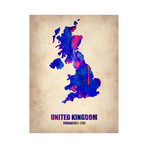 United Kingdom Watercolor Poster