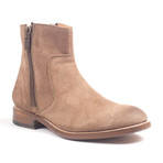 Portland Suede Zip Boot // Taupe (US: 8)