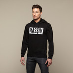 MASSIV. Box Logo Hoodie // Black (M)