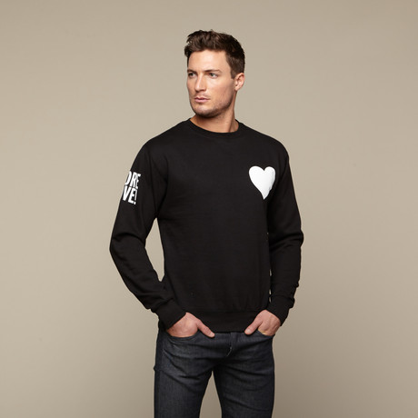 More Love Crew Neck // Black (S)