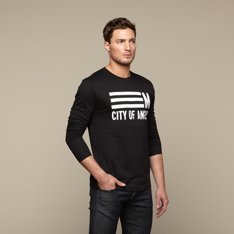 M. City of Angels Long Sleeve T // Black (S)