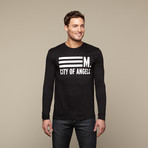 M. City of Angels Long Sleeve T // Black (M)