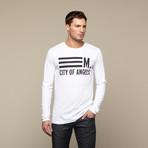 M. City of Angeles Long Sleeve T // White (S)