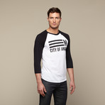 M. City of Angeles Baseball T // White (S)