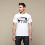 M. City of Angeles Short Sleeve T // White (XL)
