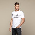 M. City of Angeles Short Sleeve T // White (XL)