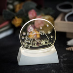 Snow Globe Lamp