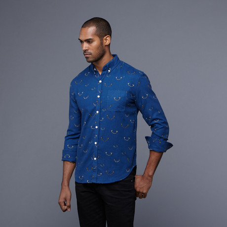 Antlers Flannel Shirt (XL)