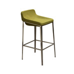 Contemporary Bar Stool // Stainless Steel Base (Gray)