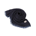 Wool Muffler (Navy)