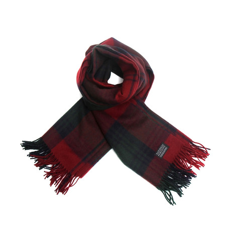 Checker Muffler (Burgundy)