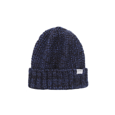 Knit Beanie (Blue)