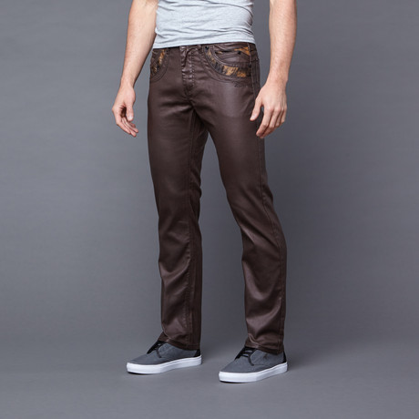 Slim Fit 1504 Jeans // Brown (30WX30L)