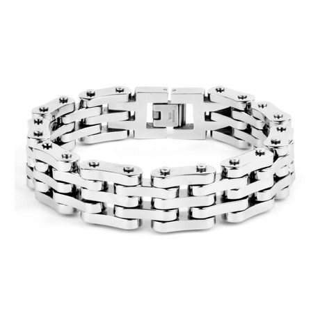 Crucible Stainless Steel Link Bracelet