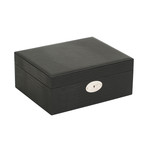 Iberica Jewelry + Watch Box (Black Lizard)