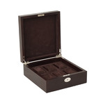 Novillo 6 Watch Box (Black Lizard)