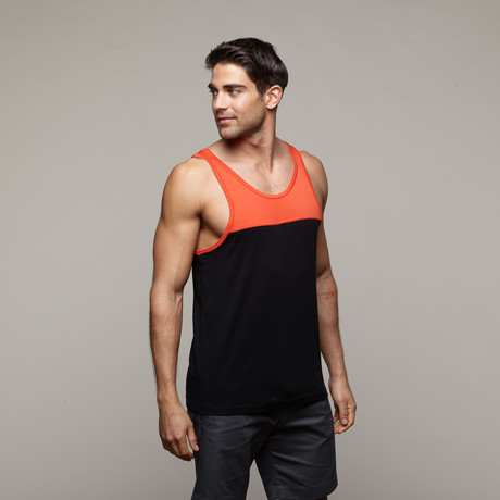 Cortina Tank // Red + Black (XS)
