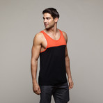 Cortina Tank // Red + Black (XS)