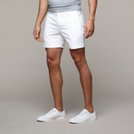 Twill Holler Short // White (34)