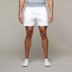 Twill Holler Short // White (34)