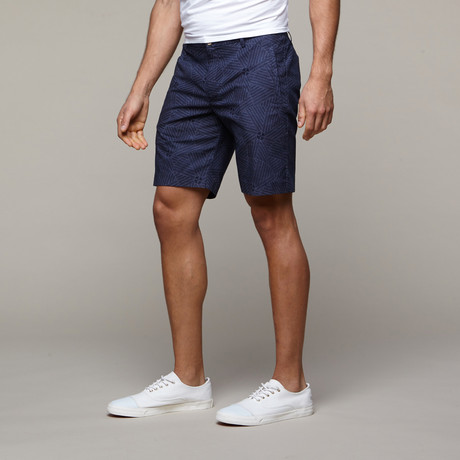 Print Madrid Short // Navy Etching (28)