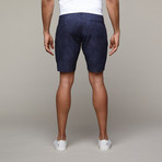 Print Madrid Short // Navy Etching (28)
