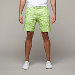 Madrid Bermuda Short // Green leaves (28)