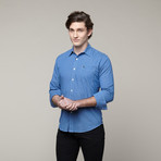 Lyle One Pocket Button Up // Blue (XL)