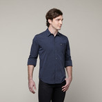 Lyle One Pocket Button Up // Black (M)