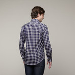 School Boy Button Down // Navy Check (XL)