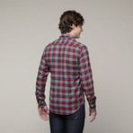 949 Design // Tour Button Up // Red Check (M)