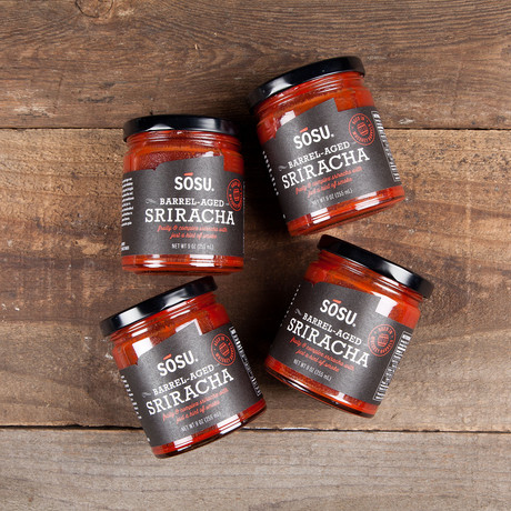 Barrel-Aged Sriracha  // Pack of 4