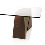 Aan/Aix Dining Table (Maple // Without Glass Top)