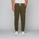 Jersey Joggers // Olive (XL)