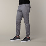 Sunset Twill Joggers // Soft Grey (34WX32L)