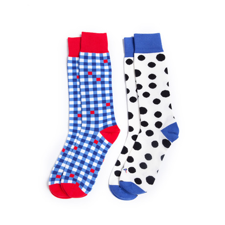 Dandy Dalmatian Socks Bundle // Set of 2