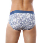 Seven7 Brief 2 Pack // White & Light Blue (Small)