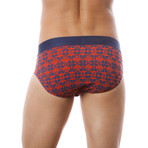 Seven7 Brief 2 Pack // Navy & Red (Small)