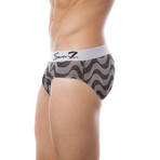 Seven7 Brief 2 Pack // White & Black (Small)