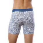 Seven7 Boxer Brief 2 Pack // White & Light Blue (Small)