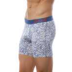 Seven7 Boxer Brief 2 Pack // White & Light Blue (Small)