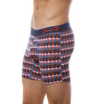 Seven7 Boxer Brief 2 Pack // Navy & Orange (Small)