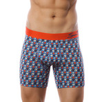 Seven7 Boxer Brief 2 Pack // Blue & Black-Blue (Small)